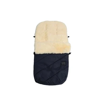 Abbildung von Kaiser Fußsack &quot;Paat&quot;, echtes Lammfell Medizin (keine Lammwolle), marine, 1 Stück (1er Pack)