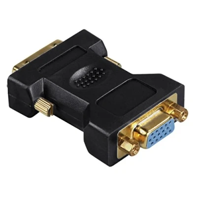 Abbildung von Hama DVI VGA Adapter, Stecker Kupplung, vergoldet, geschirmt