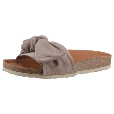 Abbildung von Verbenas Pantolette flach, Damen, Größe: 41, Taupe Schuhe