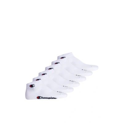 Abbildung von Champion Quarter Socks 6 PACK Unisex Sportsocken, Größe: 35 38, White