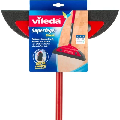 Abbildung von Vileda Staubbesen Schaumstoffbesen Classic mit Teleskopstiel