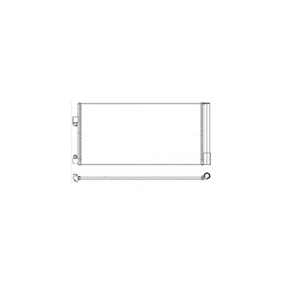 Abbildung von DELPHI TSP0225638 Klimakondensator mit Trockner 16 10 690 RENAULT: LAGUNA 3 Grandtour, 2