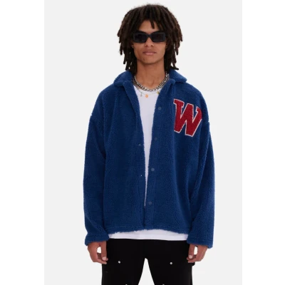 Abbildung von Megaman OH Teddyw Fleecejacke, Herren, Größe: Large, Dunkelblau