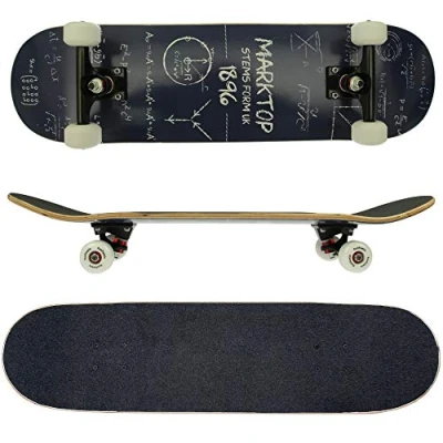 Abbildung von FunTomia Skateboard mit Mach1 ABEC 9 Kugellager 7 lagigem Ahornholz 100A Rollen