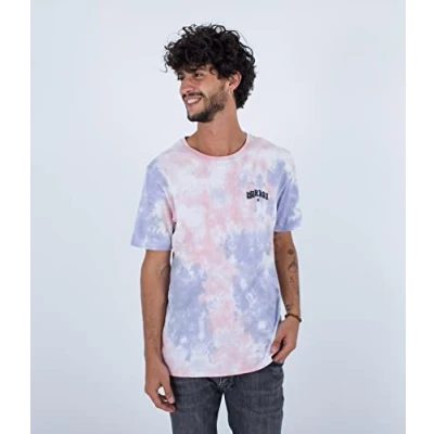 Abbildung von Hurley Herren Evd Tie Dye Groove S/S Tshirt, Flamingo, XL