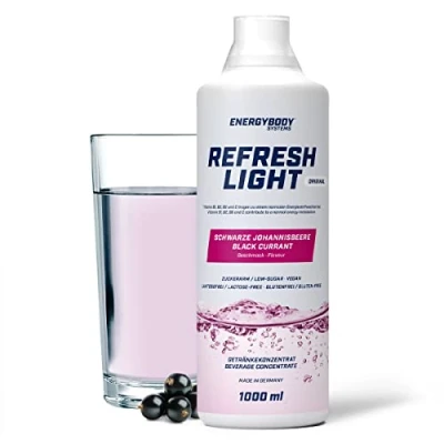 Abbildung von Refresh Light Getränkekonzentrat mit Vitaminen. Schwarze Johannisbeere
