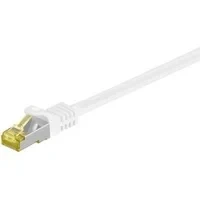 Abbildung von Goobay 91089 RJ45 Patchkabel CAT 6A S/FTP (PiMF) mit 7 Rohkabel / 500 MHz Netzwerkkabel Internetkabel RJ 45 Stecker LAN Kabel Weiß 0,25m