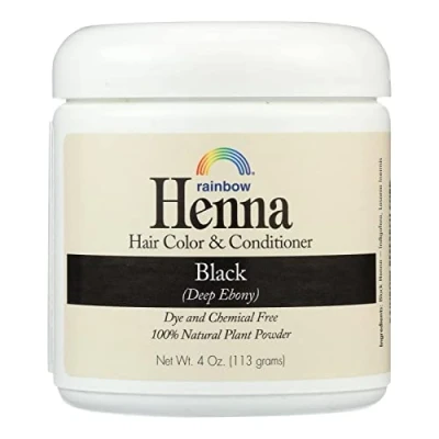 Abbildung von Henna, 100% Pflanzen Haarfarbe Conditioner Rainbow Research Anzahl 1