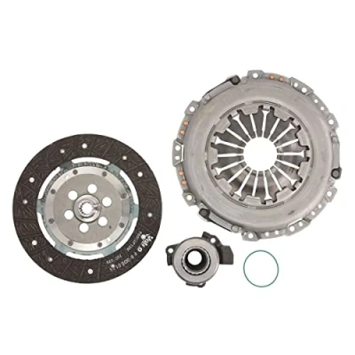 Abbildung von VALEO KIT3P (CSC) 834244 Kupplungssatz mit Kupplungsdruckplatte, Zentralausrücker Kupplungsscheibe 215 OPEL: Corsa D Schrägheck, Meriva A