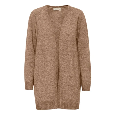 Abbildung von Fransa ANNY CAR 1 Strickjacke, Damen, Größe: Large, Rain drum melange