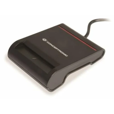 Abbildung von Conceptronic SCR01B Smart ID Kartenleser Card Reader USB 2.0 schwarz