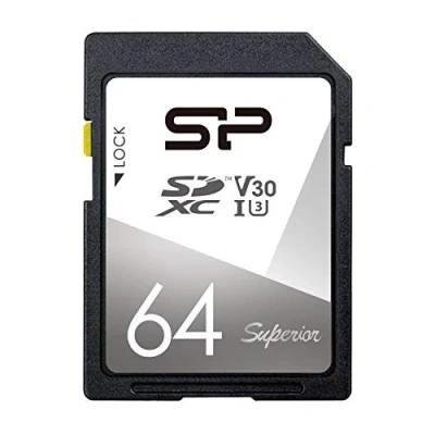 Abbildung von Silicon Power 64GB SDXC UHS I U3 V30 Superior Speicherkarte