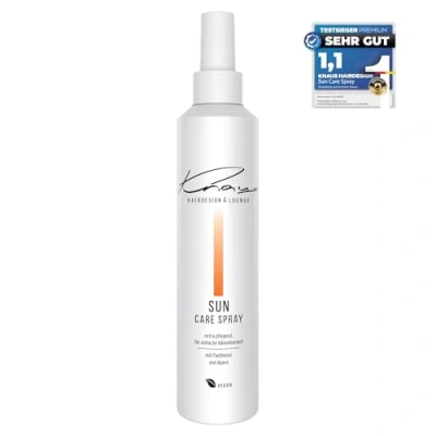 Abbildung von Knaus Hairdesign 2 Phasen SUN Care Sonnenspray Leave in Spray mit UV Schutz, Conditioner gegen Chlor und Salzwasser, Sprühkur für bessere Kämmbarkeit Vegan