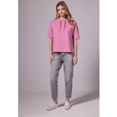 Abbildung von Street One Studio Kuscheliges Tshirt print, Damen, Größe: 46, Pink