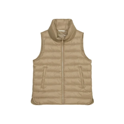 Abbildung von Marc O&#039;Polo Stand UP Collar WELT Pockets Weste, Damen, Größe: 36, Soft mocca