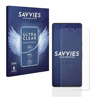 Abbildung von Savvies 6 Stück Schutzfolie für Google Pixel 7 Displayschutz Folie Ultra Transparent