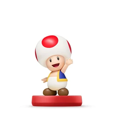 Abbildung von Nintendo Sammelfigur amiibo Toad aus Super Mario Collection Switch Wii U 3DS (amiibo Figur, 1 St., digitale Inhalte), NFC Funktion