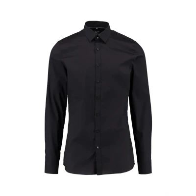 Abbildung von Olymp NO. Six 6 Super SLIM FIT Langarm Businesshemd, Herren, Größe: 39, Schwarz