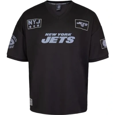 Abbildung von Re:Covered NFL JETS NYJ 60 Oversized Tshirt print, Größe: XL, Black