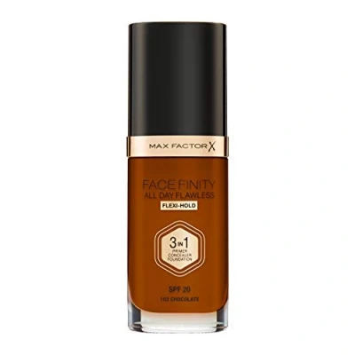 Abbildung von Max Factor Facefinity All Day Flawless 3 in 1 Flexi Hold Foundation 102 Chocolate