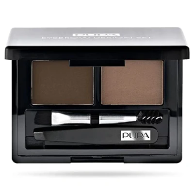 Abbildung von Pupa Eyebrow Design Set 002 Brown 5% Rabattcode PUPA5