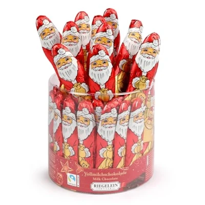 Abbildung von Storz Riegelein Weihnachtsmann massiv 65 x 12.5g, 1er Pack (1 813 g)