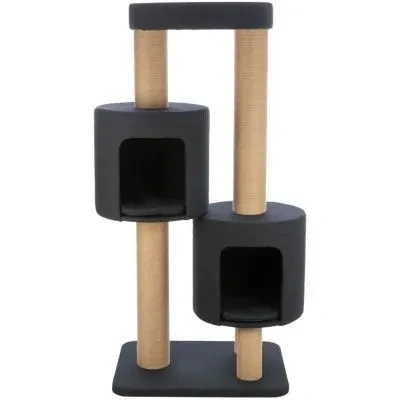 Abbildung von Trixie Kratzbaum XXL Teites für große Katzen, Schwarz, 148 cm