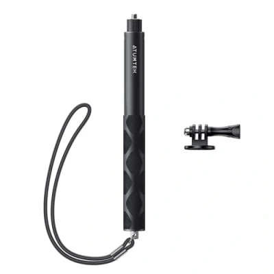 Abbildung von ATUMTEK 114cm Unsichtbarer Selfie Stick für Insta360,7 Stange Action Kamera Aluminium Stab,Extendable Handheld Pole Monopod Kompatible mit Insta360,GoPro, DJI, X3, ONE RS/X2/X3