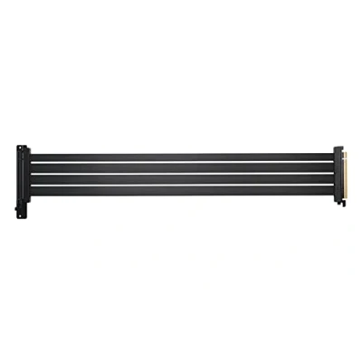Abbildung von Phanteks PCI E 4.0 x16 Riser Flachband Kabel, 90 Grad, 60cm schwarz
