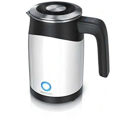 Abbildung von Arendo 0,5l Edelstahl Wasserkocher mit Temperatureinstellung im Doppelwand Design Wasser Füllmenge 5 Temperaturstufen einstellbar Warmhaltefunktion Energiesparend