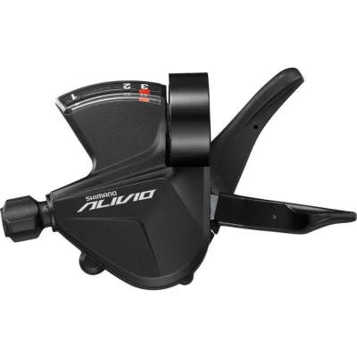 Abbildung von Schalthebel (für Links) 3 Fach Shimano Alivio SL M3100 Schwarz