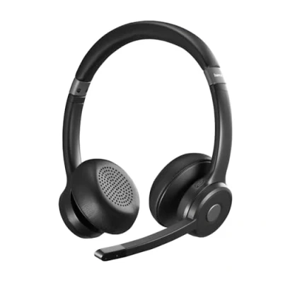 Abbildung von Hama Bluetooth Headset (mit Mikrofon, kabellos, On Ear, für PC, Handy) PC (Freisprechfunktion, Stummschaltung)