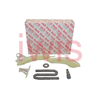 Abbildung von AIC 59101Set Steuerkettensatz mit Gleitschienen, Kettenspanner, Kurbelwellenzahnrad Simplex, Kette geschlossen PEUGEOT: 207 CC, Schrägheck