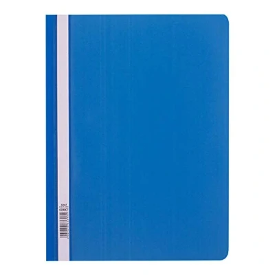 Abbildung von D.RECT Schnellhefter Lux PP A4 ohne Perforation aus Starker Polypropylen Folie Blau