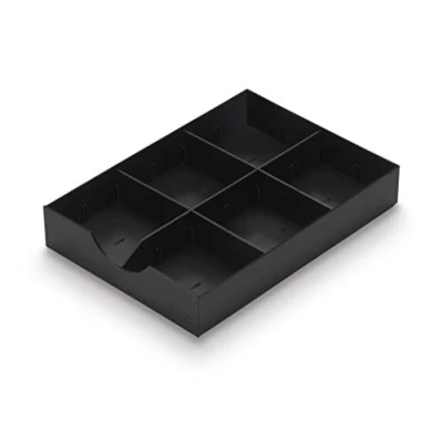 Abbildung von styro Schubladeneinsatz Polystyrol schwarz