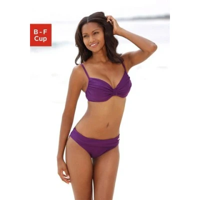 Abbildung von Lascana Saphir SET Bikini, Damen, Größe: 36xC, Fuchsia