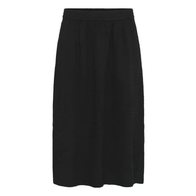Abbildung von Kaffe Curve Morine Maxirock, Damen, Größe: 54, Black deep