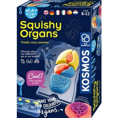Abbildung von KOSMOS 616816 Fun Science Squishy Organs, Glibber Organe, Anatomie spielerisch erleben Experimentier Set für Kinder mit mehrsprachiger Anleitung (DE, EN, FR, IT, ES, NL)