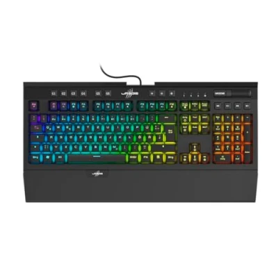 Abbildung von uRage Gaming Keyboard Exodus 900 Mechanical, mechanische Tastatur, Outemu Red Switches, RGB Beleuchtung mit 16,8 Mio. Farben, QWERTZ Layout, in Schwarz