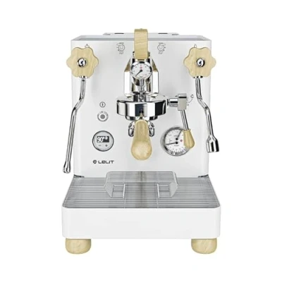 Abbildung von Lelit Bianca PL162T EUCW White Siebträger Espressomaschine Weiß
