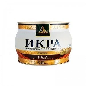 Abbildung von Kaviar Zarendom Keta Lachskaviar Premium 250 g Dose roter caviar икра
