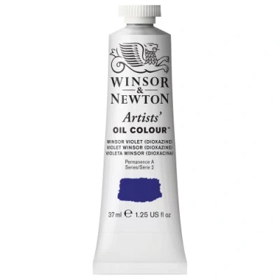 Abbildung von Winsor &amp; Newton 1214733 Artists Ölfarbe 37ml Tube, Künstler mit höchstmöglicher Pigmentierung, höchste Lichtechtheit Winsorviolett (Dioxazin)
