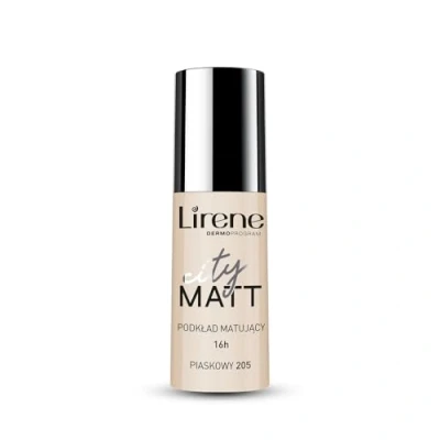 Abbildung von Lirene City Matt fluid 205 Sand Foundation, 30 ml