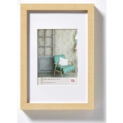 Abbildung von walther design Bilderrahmen natur 13 x 18 cm Stockholm Holzrahmen EA318H