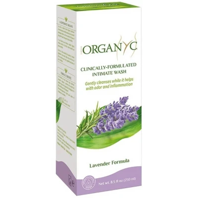 Abbildung von Organic Intimate Wash with Lavender Essential Oils &amp; Flower Extracts, Gentle Cleansing Feminine for Women Sensitive Skin, Soothing pH Balance Wash, 8.5 fl oz, Pack of 1
