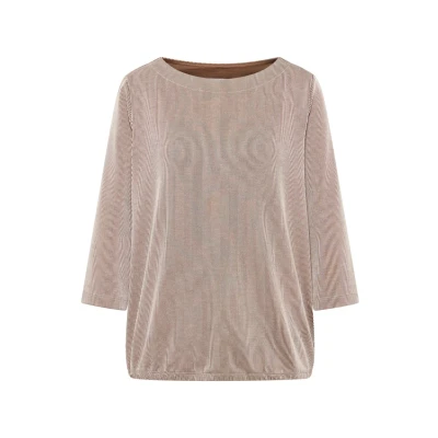 Abbildung von Cecil Gestreiftes Langarmshirt, Damen, Größe: Medium, Braun
