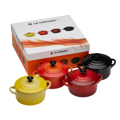 Abbildung von Le Creuset Servierpfanne / Mini Bratpfanne 4 Stück Signature Feuer und Flamme ø 10 cm 250 ml