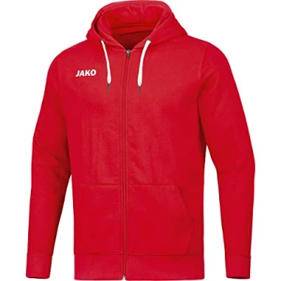 Abbildung von Jako Kinder Kapuzenjacke Base, rot, 140, 6865