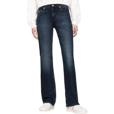 Abbildung von Tommy Jeans Maddie MD BC Bootcut, Damen, Größe: 24x28, Denim dark