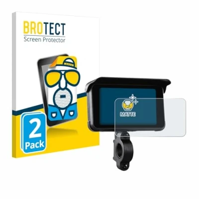 Abbildung von BROTECT Entspiegelungs Schutzfolie für Midland Bike Play Guardian (2 Stück) Matte Displayschutz Folie, Anti Reflex, Fingerprint